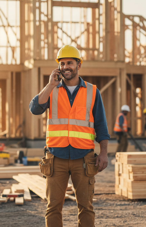 Construction worker on-site